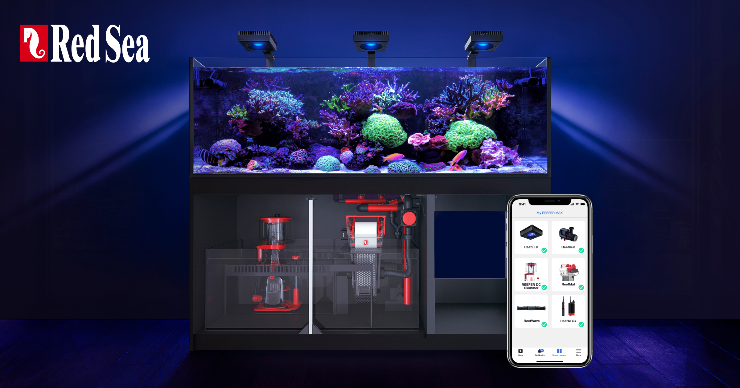 REEFER MAX G2+ プラグ&プレイのスマートアクアリウムシステム REEFER MAX G2+ プラグ&プレイのスマートアクアリウムシステム